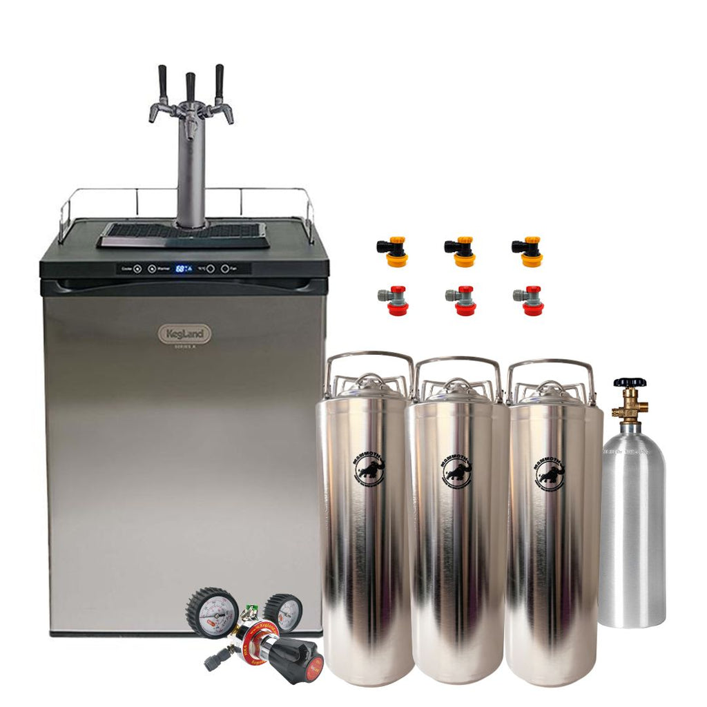 Complete Kegerator Kegging Packages Triple Tap BrewHQ