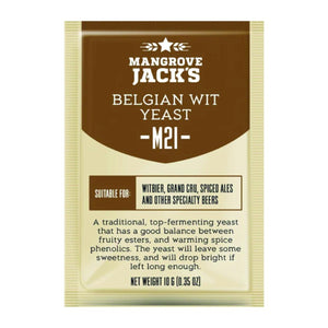 Yeast - Mangrove Jack's Belgian Wit - M21 (10g)