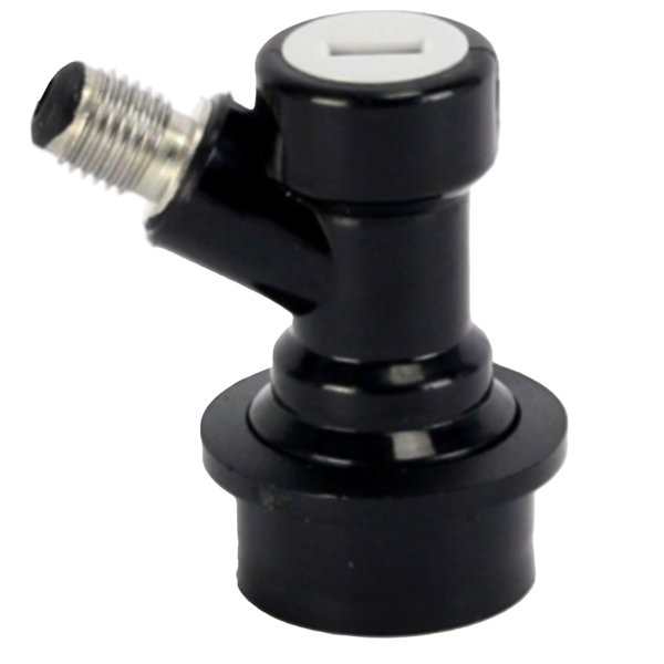 Keg Connector - Out, Ball Lock 1/4" OD Threaded (Pepsi)