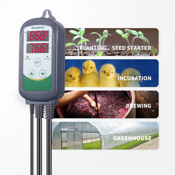 Thermostat Controller - Inkbird ITC-308-WIFI – BrewHQ