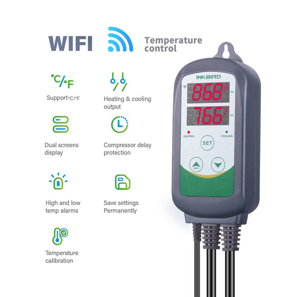 Thermostat Controller - Inkbird ITC-308-WIFI