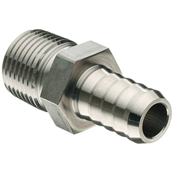 Hose Fitting - 1/2" Barb to Male (1/2" NPT)