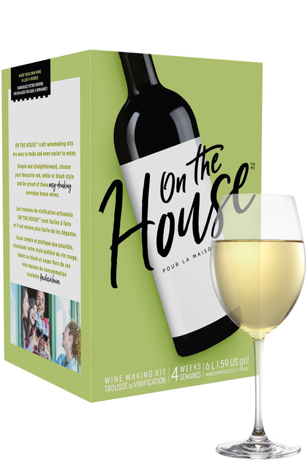 On The House California White Wine Kit